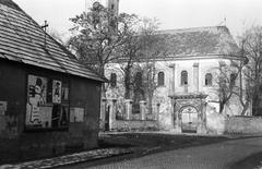 Hungary, 1959, Gazda Anikó, church, poster, Fortepan #307901