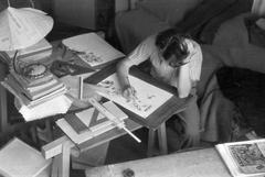 1954, Böhönyey Ágnes, Fortepan #309390