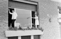 1963, Fortepan/Album 121, Best of, felszolgáló, ablak, Fortepan #309883