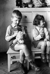 1943, Lindner család, Fortepan #310834