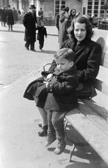 1953, Lindner család, Fortepan #311120