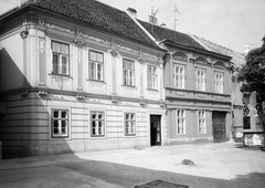 Magyarország, Sopron, Várkerület (Lenin körút) 9. és 11., 1976, Építésügyi Dokumentációs és Információs Központ, VÁTI, kapu, Fortepan #31181