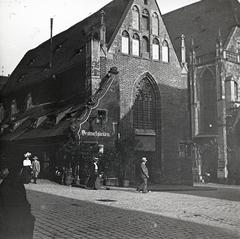 1909, fortepan/Album 123, német szöveg, épület, gótika, képarány: négyzetes, téglaburkolat, Fortepan #312579