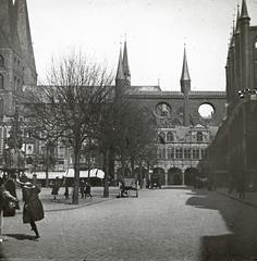 1909, fortepan/Album 123, képarány: négyzetes, torony, árkád, Fortepan #312584