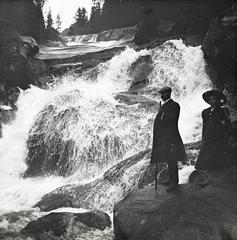 1909, fortepan/Album 123, képarány: négyzetes, szikla, folyó, Fortepan #312633