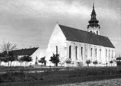 Hungary, Szeged, Alsóvárosi templom., 1947, Kozma János, church, Fortepan #31406