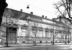 Hungary, Szeged, Kálvária sugárút., 1947, Kozma János, street view, rails, house, Fortepan #31409