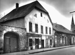 Hungary, Szeged, Oskola utca., 1947, Kozma János, store display, Fortepan #31944