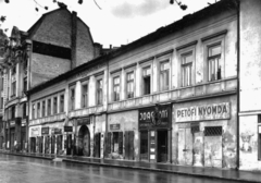 Hungary, Szeged, Horváth Mihály utca., 1947, Kozma János, street view, store display, building, Fortepan #31972