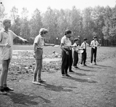 Magyarország, Kőszeg, MÁV Nevelőintézet., 1979, Baráth Endre, ping pong, Fortepan #32007