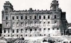 Magyarország, budai Vár, Budapest I., Szent György tér, József főhercegi palota., 1945, Fortepan, palota, épületkár, Budapest, Fortepan #32057