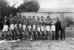 Magyarország, Vác, a Váci labdarúgó csapat., 1928, GGAABBOO, csoportkép, futballcsapat, focilabda, Fortepan #32086