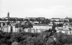 Hungary, Budapest I., a Tóth Árpád sétány és a nyugati várlejtő, előtérben az Attila út házai a Buda-Penta hotelből nézve., 1984, Építésügyi Dokumentációs és Információs Központ, VÁTI, Budapest, Fortepan #32233