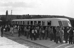 Ganz gyártmányú Árpád sorozatú (TAS) sínautóbusz., 1937, Indóház, vasút, magyar gyártmány, vasúti szerelvény, Ganz-márka, modern design, Fortepan #32435