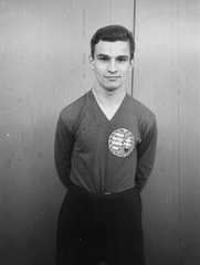 Magyarország, Kocsis Sándor válogatott labdarúgó., 1949, Kovács Márton Ernő, sport, labdarúgás, híres ember, sportoló, Fortepan #32820