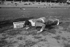 Magyarország, Budapest IX., Üllői út, FTC stadion. Kárpáti Rudolf olimpiai bajnok kardvívó. MHK próba élsportolóknak., 1949, Kovács Márton Ernő, MHK Mozgalom, Budapest, Fortepan #33205