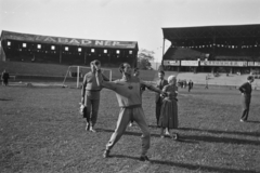 Magyarország, Budapest IX., Üllői út, FTC stadion, Szilágyi Jenő, atléta, hosszútávfutó. MHK próba élsportolóknak., 1949, Kovács Márton Ernő, MHK Mozgalom, Budapest, Fortepan #33206