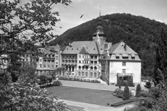 Magyarország, Lillafüred, Miskolc, Palotaszálló a park felől., 1949, Kovács Márton Ernő, szálloda, neoreneszánsz, Lux Kálmán-terv, Fortepan #33730