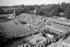 Magyarország, Margitsziget, Budapest, Hajós Alfréd Nemzeti Sportuszoda., 1949, Kovács Márton Ernő, Hajós Alfréd-terv, Fortepan #33758