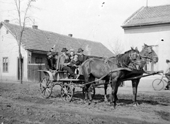 1940, Fortepan, ló, szekér, lovaskocsi, Fortepan #3478