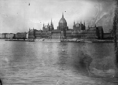 Magyarország, Budapest, Parlament., 1927, Fortepan, építészet, Steindl Imre-terv, országház, neogótika, Duna, eklektikus építészet, Fortepan #3507