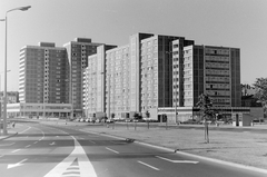 Németország, Rostock, Am Vögenteich, az August-Bebel-Strasse felől a St.-Georg-Strasse felé nézve., 1980, Fortepan, lakótelep, NDK, Fortepan #368