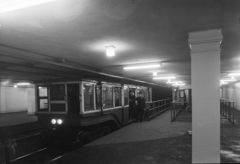 Magyarország, Budapest V., Deák Ferenc tér, Millenniumi Földalatti Vasút állomása., 1956, UVATERV, földalatti, Siemens-Schlick-márka, Budapest, Fortepan #3736