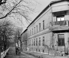 Hungary, Budapest I., Mészáros utca., 1965, UVATERV, railing, street view, Budapest, Fortepan #3782