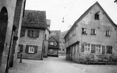 Németország, Roth, Traubengasse - Zeughausgasse kereszteződés., 1939, Fortepan, Fortepan #38903