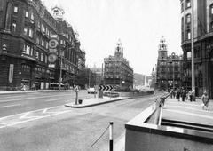 Magyarország, Budapest V., Ferenciek tere (Felszabadulás tér)., 1978, Fortepan, Korb Flóris-terv, Giergl Kálmán-terv, palota, eklektikus építészet, Budapest, Sávoly Pál-terv, Fortepan #38926