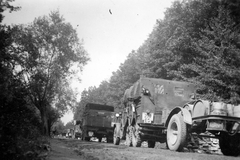 Krupp Kfz. 70 (Protze) teherautó és tüzérségi vontató., 1942, Csorba Dániel, keleti front, teherautó, katonaság, második világháború, rendszám, katonai rendszám, Fortepan #38976