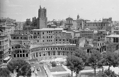 Olaszország, Róma, a Traianus fórum felett, a Quirinalis-dombon, Róma legrégebbi lakótornya Torre delle Milizie., 1965, Fortepan, Fortepan #39108