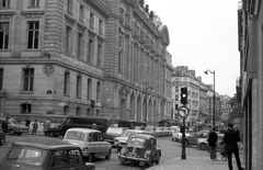 Franciaország, Párizs, Rue des Écoles, balra a Sorbonne., 1969, Fortepan, Fortepan #39118