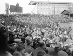 Magyarország, Budapest VIII., MTK stadion., 1929, Fortepan, reklám, labdarúgás, Magyar Ruggyantaárugyár, Budapest, gumiipar, Fortepan #3913