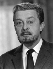 Hungary, Mensáros László színművész., 1970, Hangosfilm, portrait, celebrity, actor, Fortepan #39208