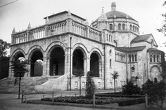 Hungary, Budapest XIV., Regnum Marianum templom., 1936, Ted Grauthoff, church, Catholic Church, Budapest, Iván Kotsis-design, Fortepan #39262