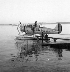 Az Olasz Haditengerészet Romeo Ro-43 típusú felderítő hidroplánja., 1939, Hídvégi Zoltán, hidroplán, repülőgép, olasz gyártmány, IMAM-márka, IMAM Romeo Ro.43, Fortepan #39335