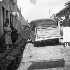 Dodge Touring Sedan típusú személygépkocsi., 1938, Tarbay Júlia, amerikai gyártmány, Dodge-márka, automobil, Dodge Touring Sedan, Fortepan #39423