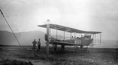 Albatros B-II típusú felderítő repülőgép., 1917, Angyalföldi Helytörténeti Gyűjtemény, első világháború, közlekedés, német gyártmány, pilóta, repülőgép, katonaság, repülőtér, Albatros-márka, Albatros B.II, biplán, Fortepan #39488