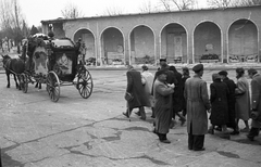 Magyarország, Budapest XII., Farkasréti temető., 1956, Nagy Gyula, forradalom, Budapest, hintó, halottaskocsi, Fortepan #39732