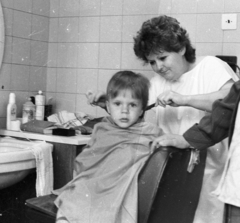 1980, Fortepan, hairdresser, Fortepan #40545