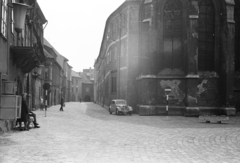 Magyarország, Sopron, Kolostor utca a Fő (Beloiannisz) tér felől., 1972, Fortepan, automobil, Fortepan #40557