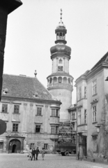 Magyarország, Sopron, Fő (Beloiannisz) tér, Tűztorony., 1972, Fortepan, torony, Fortepan #40558