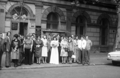 Magyarország, Budapest IX., Bakáts tér 14., 1979, Fortepan, esküvő, Skoda-márka, Budapest, Fortepan #41028