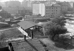 Magyarország, Budapest XIII., a Tutaj utca felől nézünk délre a Bessenyei utca felé, jobbra a Visegrádi utca., 1962, Angyalföldi Helytörténeti Gyűjtemény, Budapest, Fortepan #41093