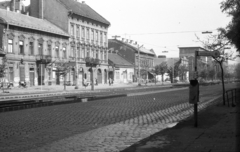 Magyarország, Budapest XIII., Váci út a Frangepán utcától a Turbina utca felé nézve., 1975, Angyalföldi Helytörténeti Gyűjtemény, buszmegálló, Budapest, Fortepan #41175