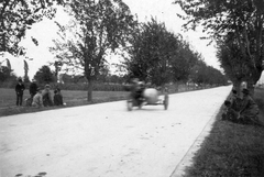 Magyarország, 1-es út Tát és Nyergesújfalu közötti 1 km-es szakasza, autó és motor sebességi versenyek helyszíne., 1934, Csermely Károly, motorsport, Fortepan #41643