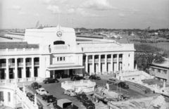 Srí Lanka, Colombo, kikötő., 1961, MZSL/Ofner Károly, óra, teherautó, kikötő, automobil, Fortepan #41824