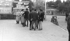 Albania, 1963, MZSL/Ofner Károly, bicycle, poster, pedestrian, tricycle, Fortepan #41852