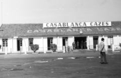 Morocco, Casablanca, Cazes repülőtér., 1965, MZSL/Ofner Károly, airport, place-name signs, Fortepan #41957